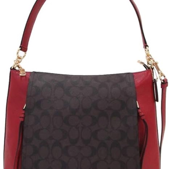 COACH Marlon Hobo in Signature Canvas - Picture 1 of 6